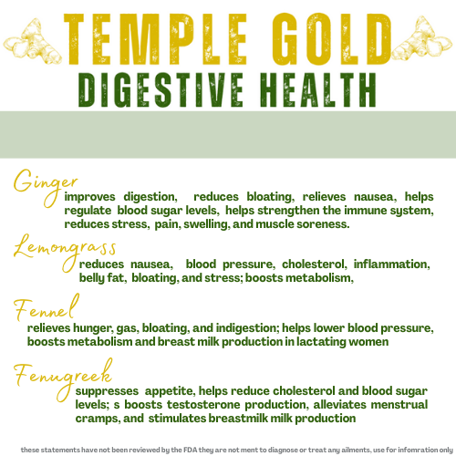 - Temple Gold - Tea for Digestive Health