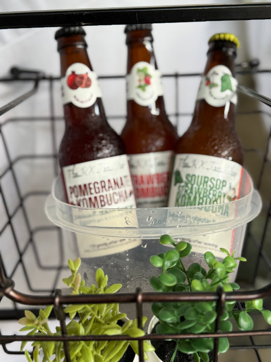 .Kombucha - 12oz Amber Bottle.