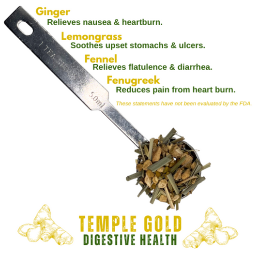 Temple Gold - Tea for Digestive Health