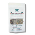 Tea package for 'Chocolate Venus' women's menstrual health tea on a white background