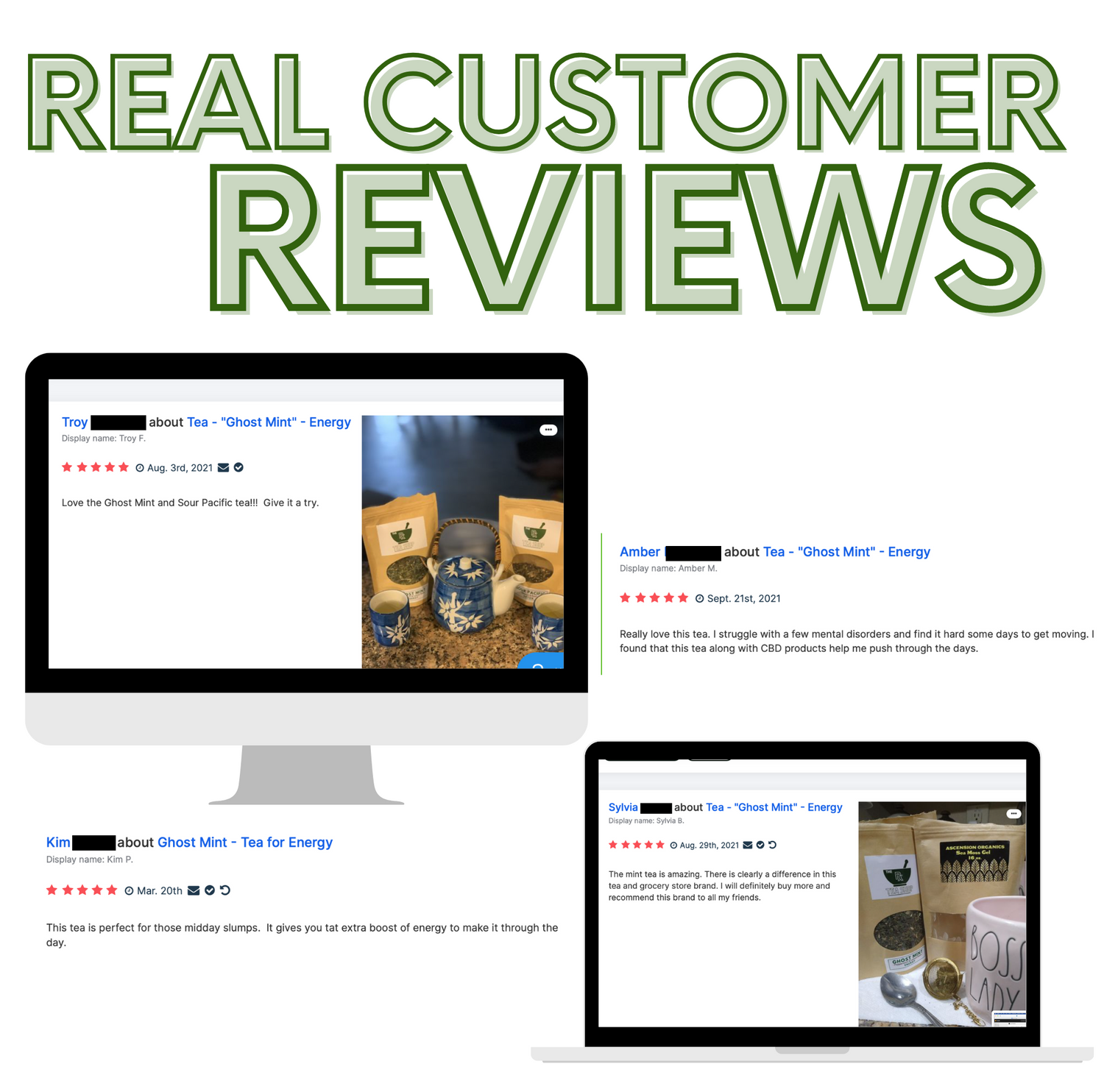 Image of customer review from website