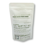 Image of back of ghost mint tea with instructions on a white background 