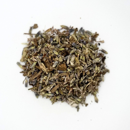 Heapof dried lavender and sage