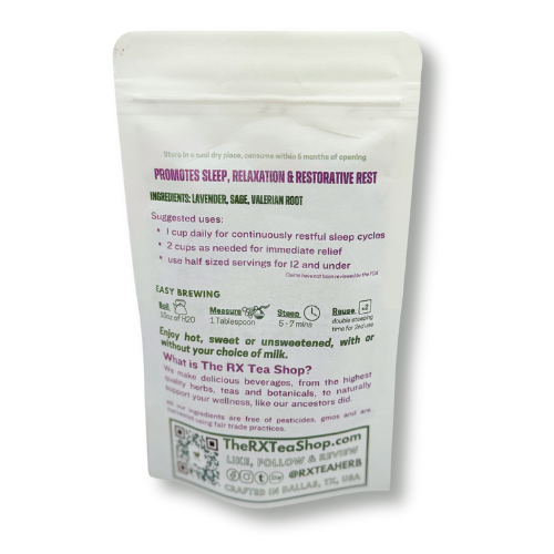 Image of back of bag of grandaddy Dreams 