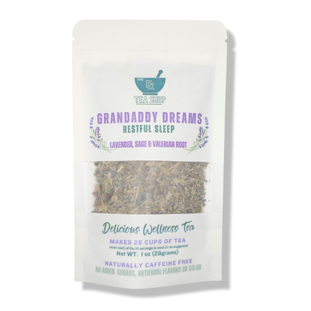 Image of the front of a bag of Grandaddy Dreams on a white background