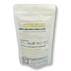 Image of the back of a bag of Yellow Hybrid tea